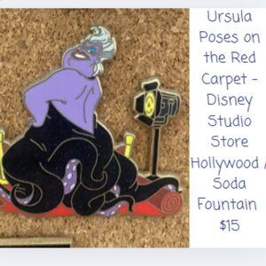 Ursula Poses on the Red Carpet - Disney Studio Store Hollywood / Soda Fountain
